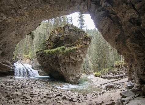 banff national park caves.